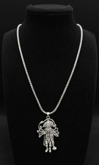 5 Mukhi Standing Hanumanji Pendant with Chain