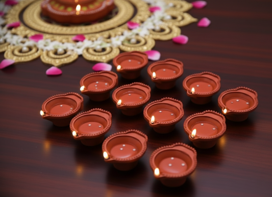 LED Light Water Sensor Diyas Plastic with, Ambient Lights, (Pack of 6/12/18/24)